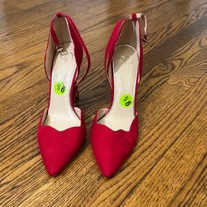 Elegant Red Women's Heels